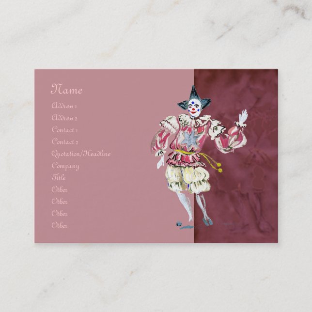 The Joker in the Pack Chubby Business Card (Front)