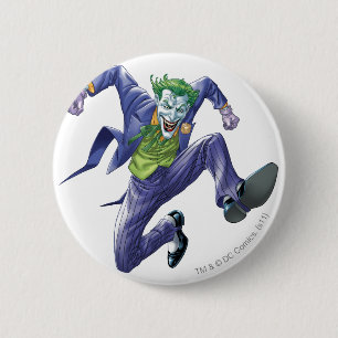 The Joker Jumps 6 Cm Round Badge