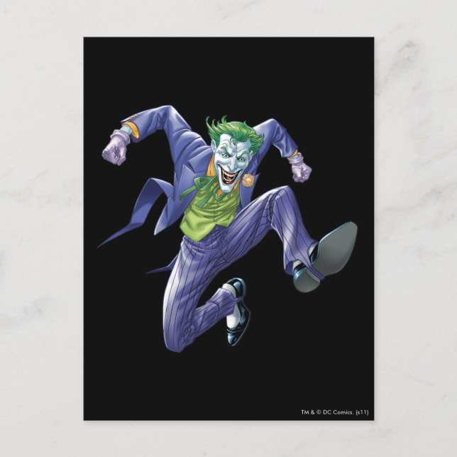 The Joker Jumps Postcard (Front)