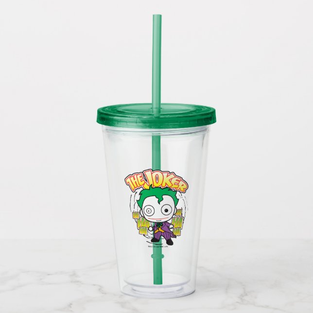 The Joker - Mini Acrylic Tumbler (Front)