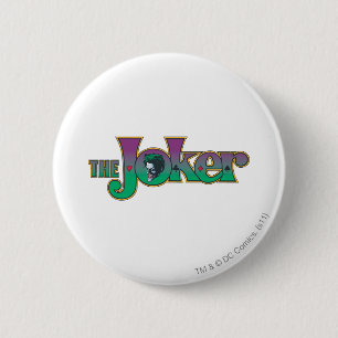 The Joker Name Logo 6 Cm Round Badge