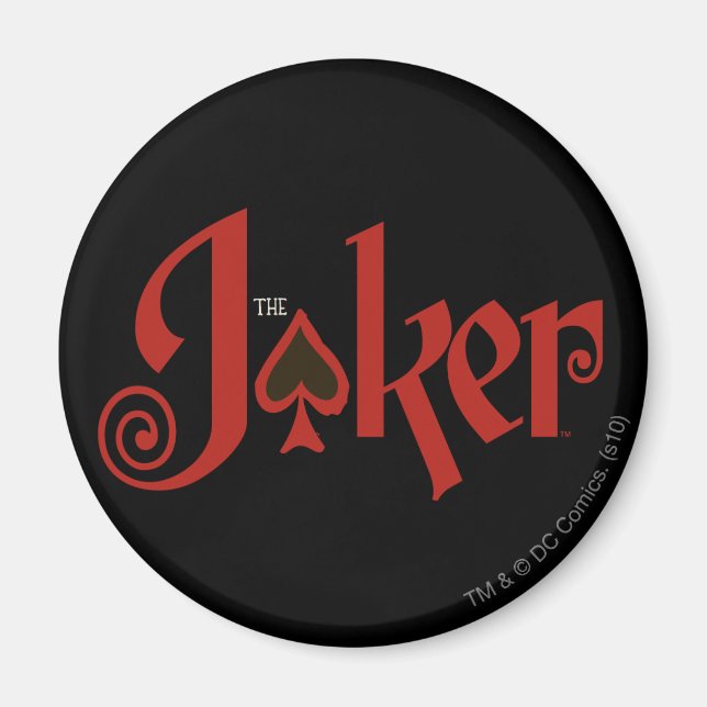 The Joker Playing Card Logo Magnet (Front)