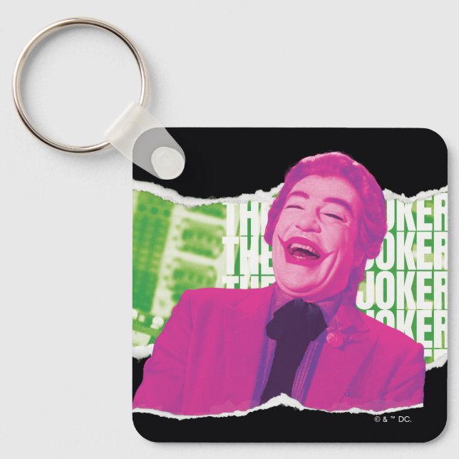 The Joker Scrapbook Laugh Key Ring (Front)