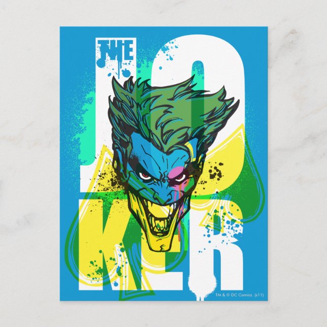 The Joker Spades Postcard (Front)