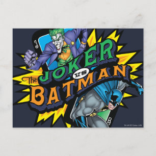 The Joker Vs Batman Postcard