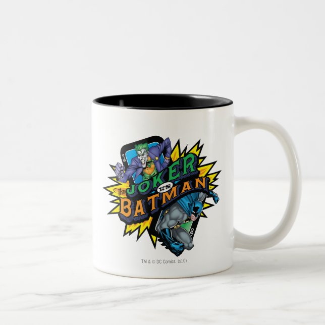 The Joker Vs Batman Two-Tone Coffee Mug (Right)