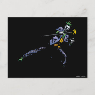 The Joker with cane Postcard