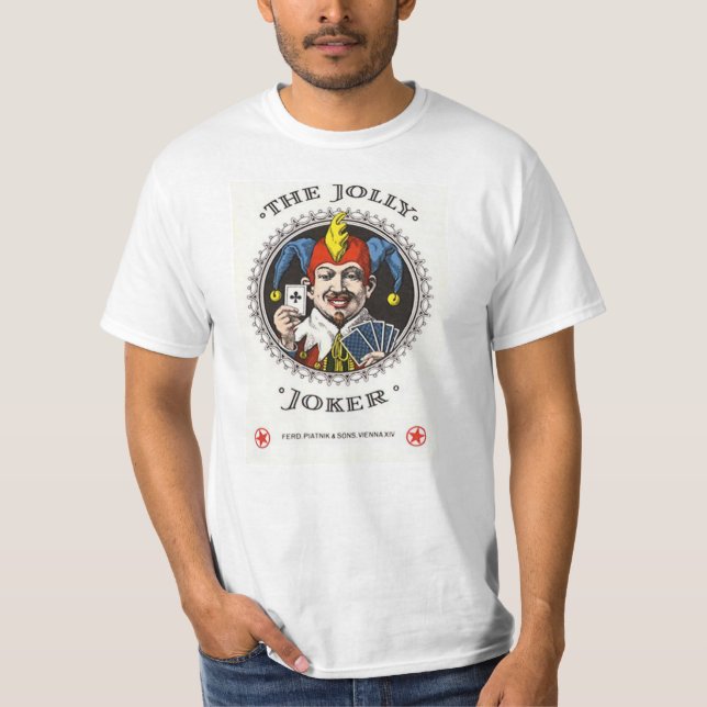 The jolly joker playing card graphic T-Shirt (Front)