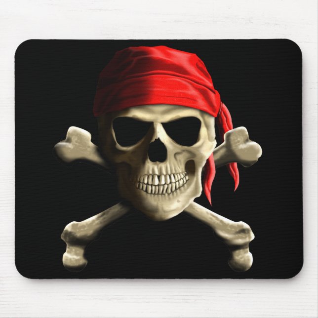The Jolly Roger Mouse Mat (Front)