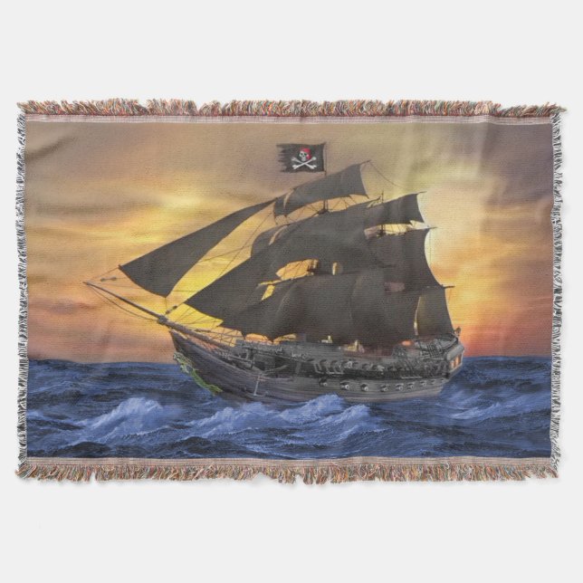 THE JOLLY ROGER THROW BLANKET (Front)
