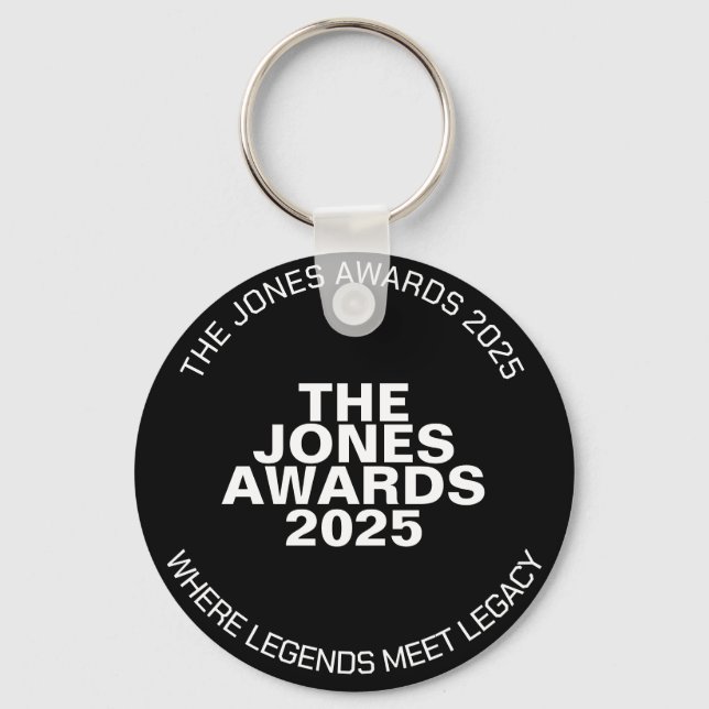 The Jones Awards 2025 Keychain (Front)