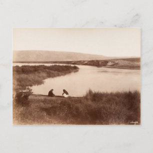 The Jordan River, near the Sea of Galilee Postcard