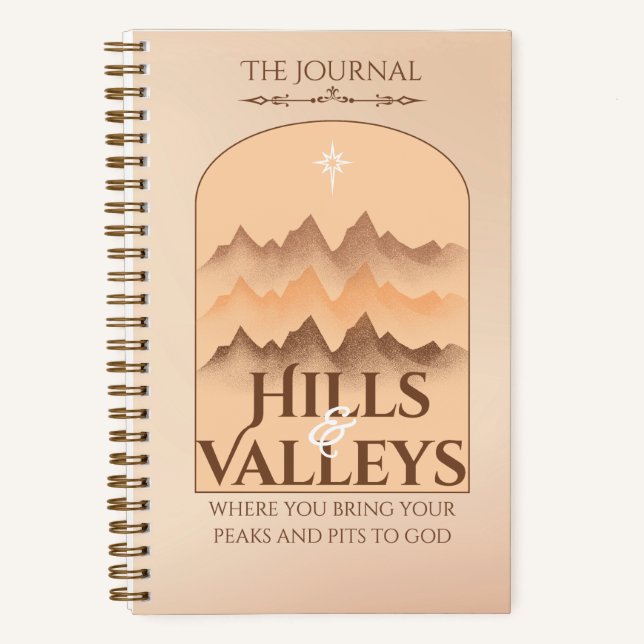 The Journal: Hills and Valleys Notebook (Front)