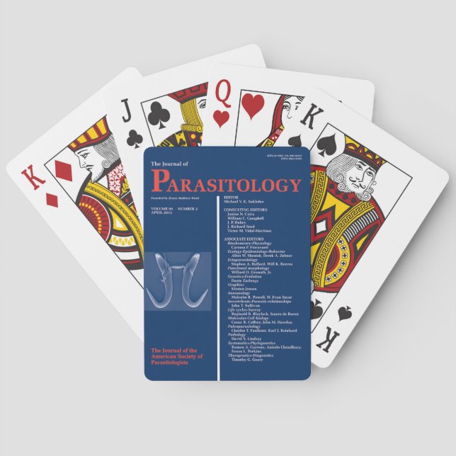 The Journal of Parasitology Playing Cards (Back)