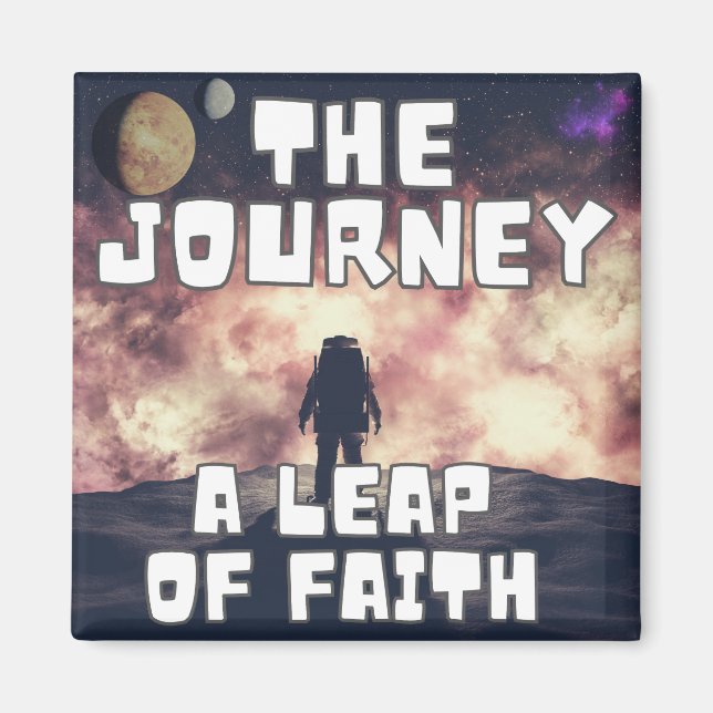 The Journey - A Leap of Faith Magnet (Front)