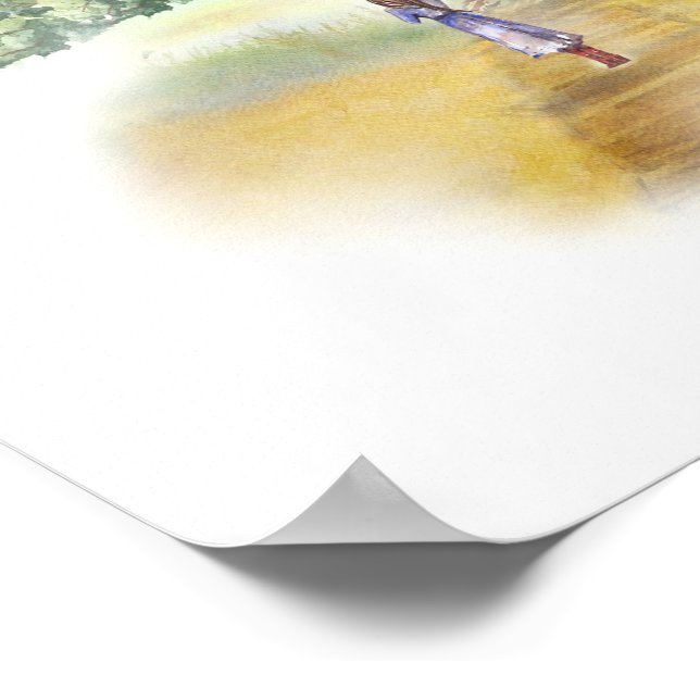 "The Journey" Inspirational Poster Print (11x14) (Corner)