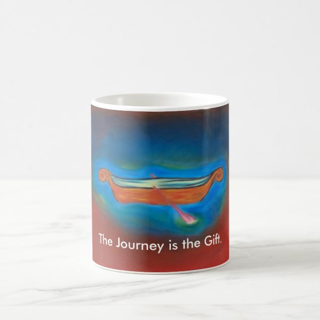 The Journey is the gift mug (Center)