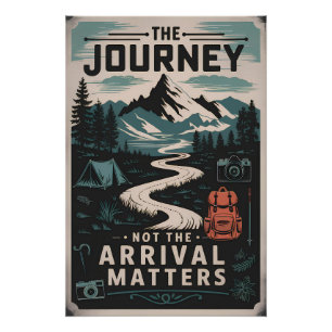 The journey not the arrival matters poster