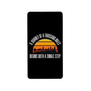 The Journey of a Thousand Miles Begins with a Sing Label