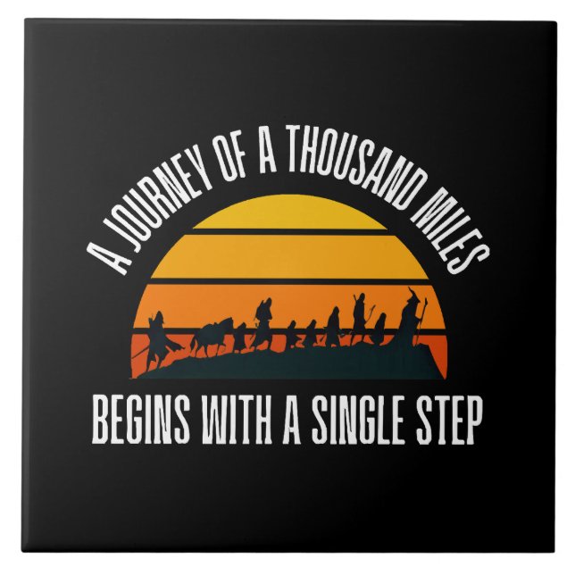 The Journey of a Thousand Miles Begins with a Sing Tile (Front)