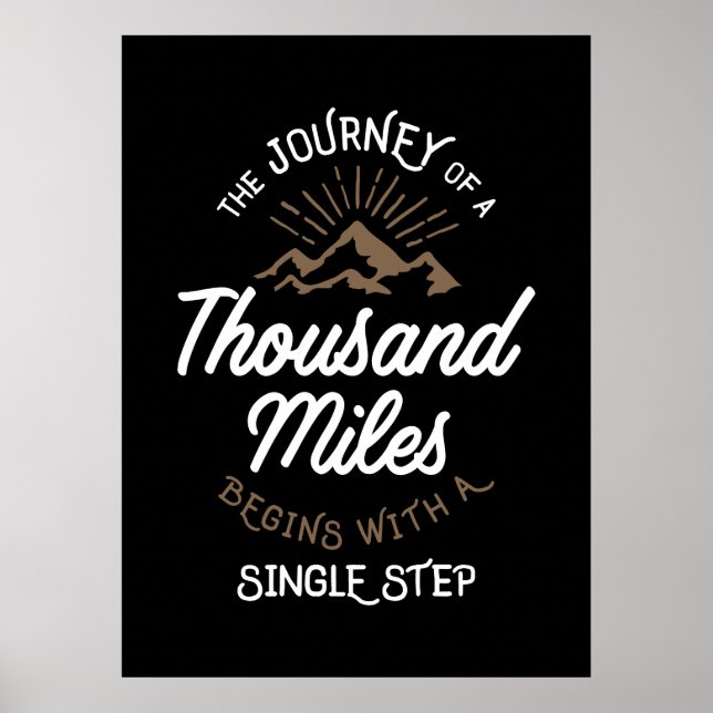 The Journey Of a Thousand Miles Poster (Front)