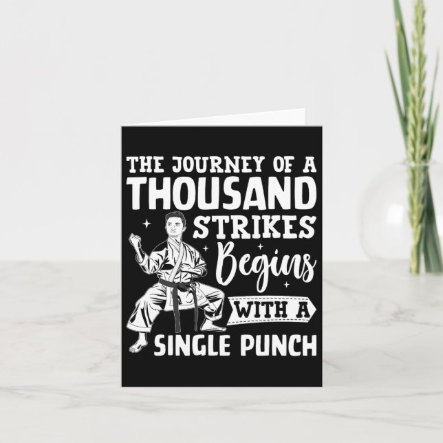 The Journey Of A Thousand Strikes Begins With A Si Card (Front)