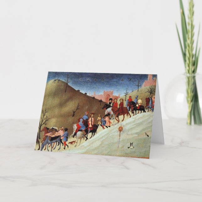 The Journey Of The Magi, A Fragment Of A Picture Card (Front)