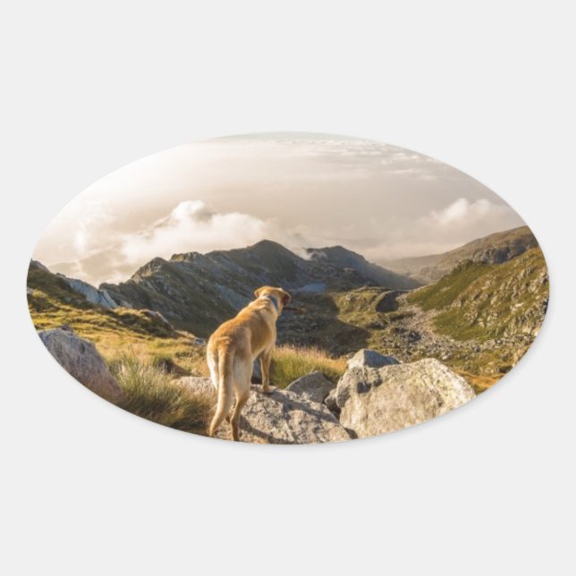 The journey oval sticker (Front)