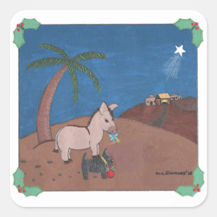 THE JOURNEY SQUARE STICKER