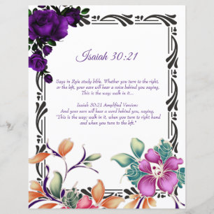The Journey writings personalised paper