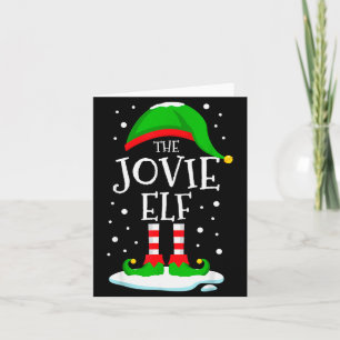 The Jovie Elf Christmas Family Matching Xmas Group Card
