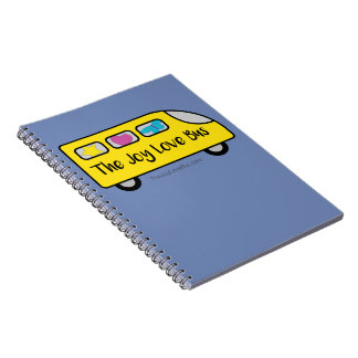 The Joy Love Bus Logo Notebook