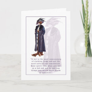 The Joy of a Hat Greeting Card