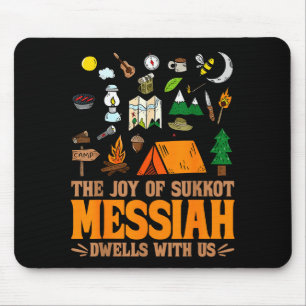 The Joy Of Sukkot Messiah Dwells With Us Jewish Ho Mouse Mat