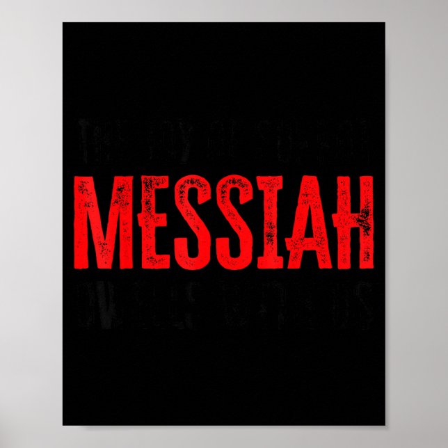 The Joy Of Sukkot Messiah Dwells With Us Jewish Ho Poster (Front)