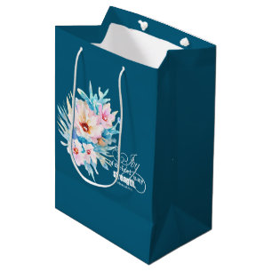 The Joy of the Lord floral Medium Gift Bag