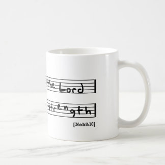 The joy of the lord is my strength coffee mug