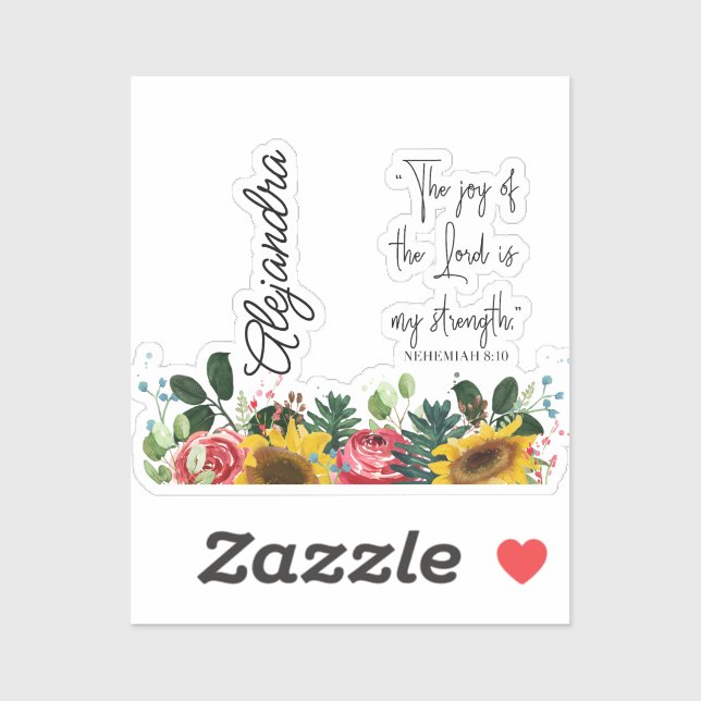 The joy of the Lord is my strength. Tumbler (Sheet)