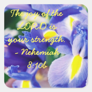 The joy of the LORD Square Sticker