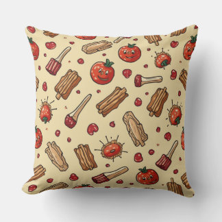 the joy of tomatoes cushion