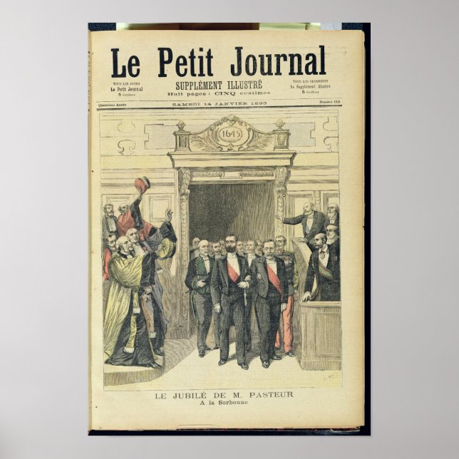 The Jubilee of Louis Pasteur  at the Sorbonne Poster (Front)
