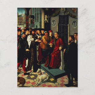 The Judgement of Cambyses, 1498 Postcard