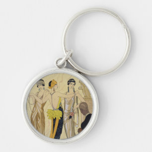 The Judgement of Paris, 1920-30 (pochoir print) Key Ring