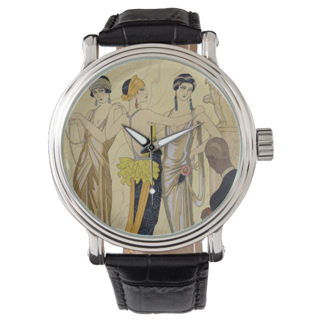 The Judgement of Paris, 1920-30 (pochoir print) Watch (Front)