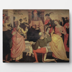 The Judgement of Solomon Plaque