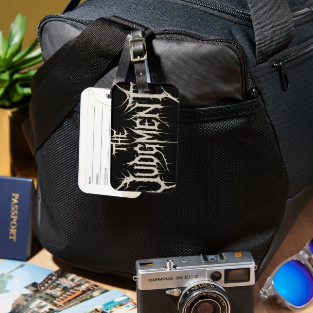 The Judgment Luggage Tag (Front & Back)