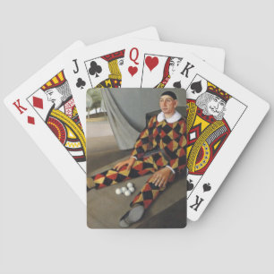 The Juggler (by Antonio Donghi) Playing Cards