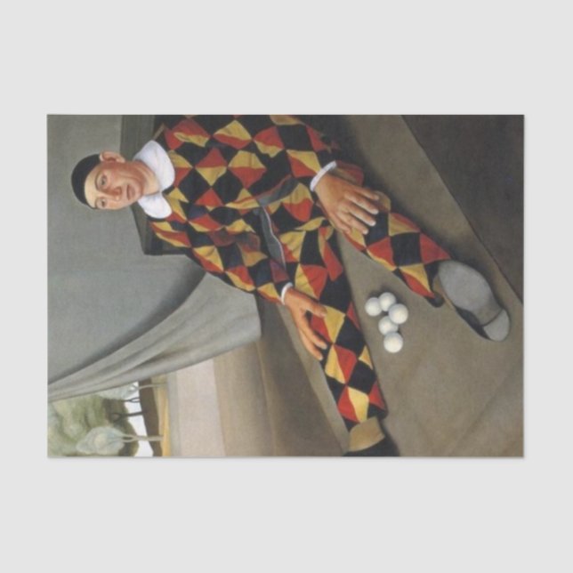 The Juggler (by Antonio Donghi) Tissue Paper (Front)