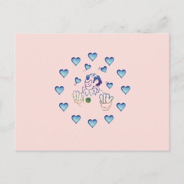 the juggler in love postcard (Front)