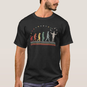 The Juggling Evolution Retro Circus Men Juggling T-Shirt